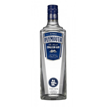 Bottle of Plymouth English Gin from the historic Black Friars Distillery