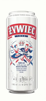 Case of Zywiec 5.6% Polish lager beer, 6 x 500ml bottles