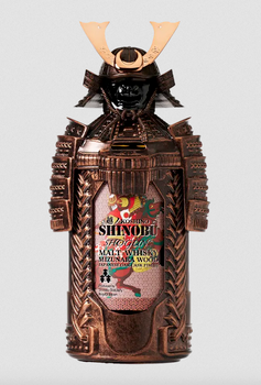 Bottle of The Shinobu Shogun Pure Malt Mizunara Wood Limited Edition Japanese whisky, 700ml
