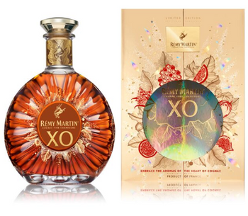 Remy Martin XO Festive Christmas 2025 700ml Cognac bottle with festive holiday packaging