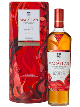 Bottle of Macallan A Night On Earth Bonnie Brown 2025 Release whisky, 700ML