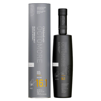 Bottle of Octomore 16.1 5YO 700ml single malt Scotch whisky from Islay