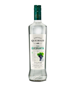 Bottle of Santiago Queirolo Pisco Quebranta 700ml, Peruvian pisco made from 100% Quebranta grapes