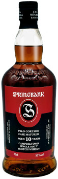 Springbank 10 Year Old Palo Cortado Cask Strength 700ml - 55% 2023 release