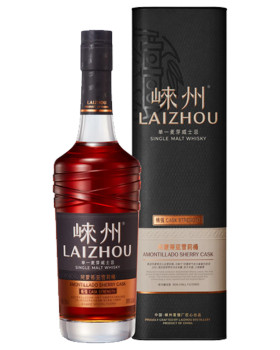 Bottle of Laizhou Amontillado Sherry Cask Strength Single Malt Whisky, 700ml