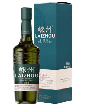 Bottle of Laizhou Bourbon Cask Peated Single Malt Whisky, 700ml