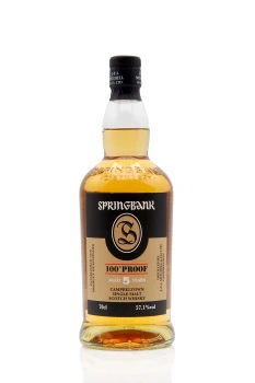 Bottle of Springbank 5 Year Old 100 Proof Campbeltown single malt Scotch, 700ml