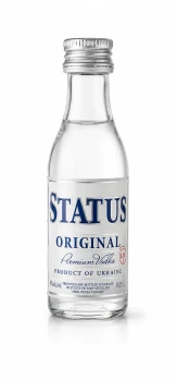 Status Vodka 50ml mini bottle, 38% ABV