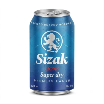 Copy of SIZAK Lions Super Dry Premium Larger Beer Can 330ml x 6 - 3%