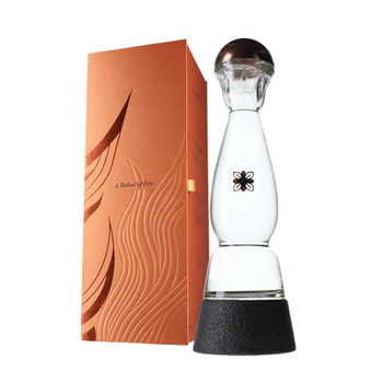 Clase Azul Blanco Ahumado tequila in hand-painted 750ml decanter