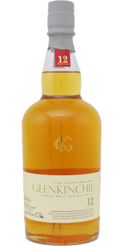 Bottle of Glenkinchie 12YO Lowland Single Malt Scotch Whisky, 700ml
