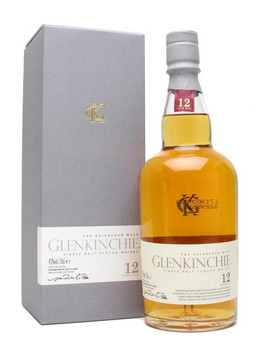 Bottle of Glenkinchie 12YO Lowland Single Malt Scotch Whisky, 700ml