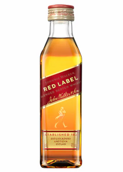 Johnnie Walker Red 50ml - GLASS BOTTLE