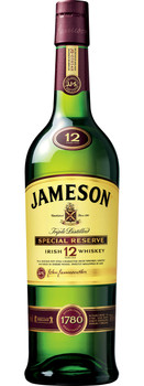 Bottle of Jameson 12 Years Old Irish Whiskey, 700ml