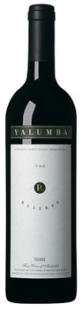 Bottle of Yalumba The Reserve 2001, a Barossa blend of Cabernet Sauvignon and Shiraz