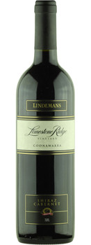 Bottle of Lindemans Limestone Ridge 750ml, a Coonawarra Shiraz Cabernet blend from Vintage 1998