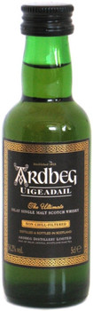 Ardbeg 10 Year Old Islay single malt Scotch whisky, 50ml bottle, 46% ABV