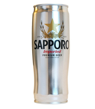 Sapporo Premium lager 650ml silver cans, Japanese-style crisp beer