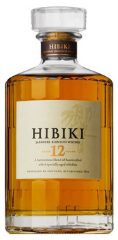 Hibiki 12 Years Old Suntory Japanese Blended Whisky 700ml bottle with box