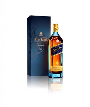 Bottle of Johnnie Walker Blue Label Scotch Whisky, 1 Litre, 40% ABV