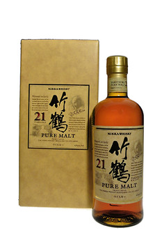 Bottle of Nikka Taketsuru 21 Years pure malt whisky, 700ml, 43% ABV, from Japan