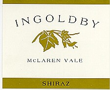 Bottle of Ingoldby Reserve Shiraz 2001, a McLaren Vale red wine, 750ml