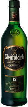 Glenfiddich 12 Year Old Single Malt Scotch Whisky, 1000ml bottle