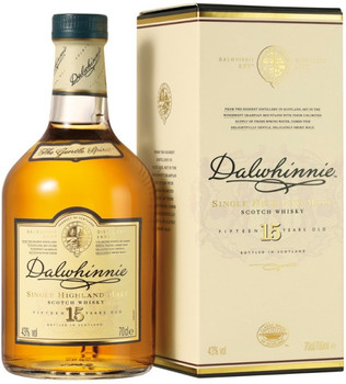 Bottle of Dalwhinnie 15 Year Old Highland Single Malt Scotch Whisky, 700ml