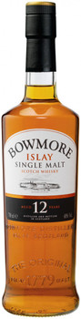 Bottle of Bowmore 12 Year Old Islay Single Malt Scotch Whisky, 700ml