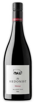 Bottle of Hedonist Shiraz 2017, 750ml, organic biodynamic wine from McLaren Vale