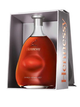 James Hennessy Vodka 1000ml bottle with sculpted dragon design and 23-carat gold leaf infusion