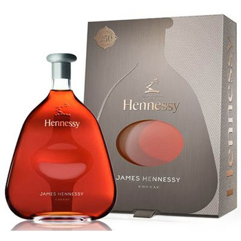 James Hennessy Vodka 1000ml bottle with sculpted dragon design and 23-carat gold leaf infusion