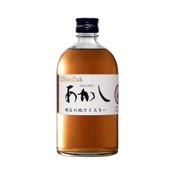 Bottle of Akashi White Oak Japanese Blended Whisky, 500ml, 40% ABV
