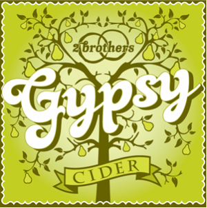 4-pack of Gypsy Pear Cider 330ml bottles, semi-sweet Australian pear cider
