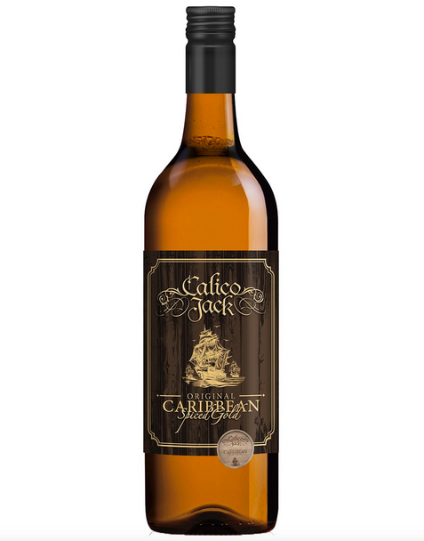 Bottle of Calico Jack Spiced Rum 700ml, a Caribbean-inspired spiced rum made in Australia