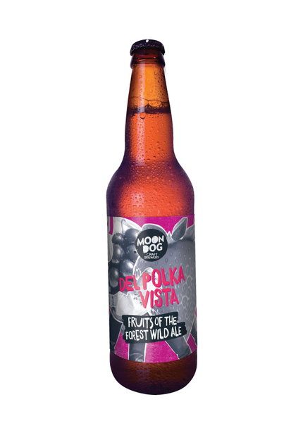 Moon Dog Limited Release Del Polka Vista Fruits of the Forest Wild Ale 650ml bottle