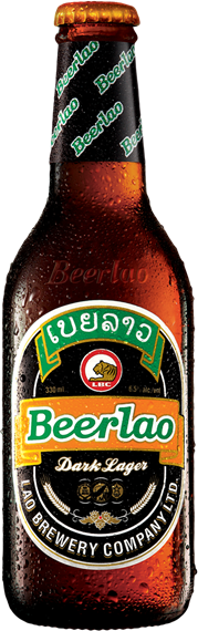 Six-pack of BeerLao Dark Lager 330ml bottles from Lao Brewery