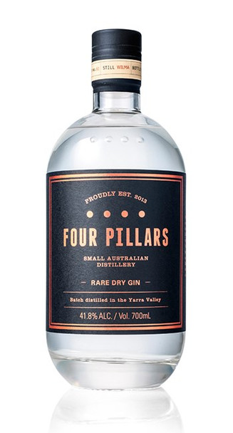 Bottle of Four Pillars Rare Dry Gin, 700ml, Australian craft gin