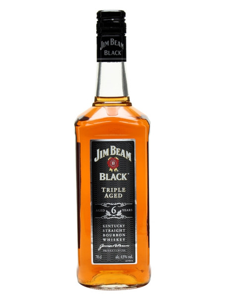 Jim Beam Black Triple Aged 6 Years Old 1 Litre bottle, a discontinued bourbon release