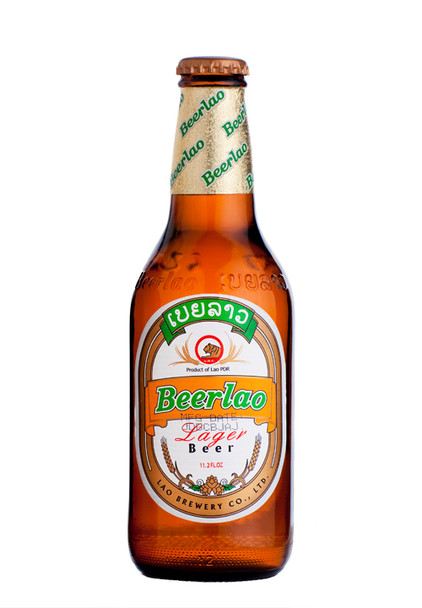 Case of BeerLao 330ml bottles, Laos' famous rice and malt lager