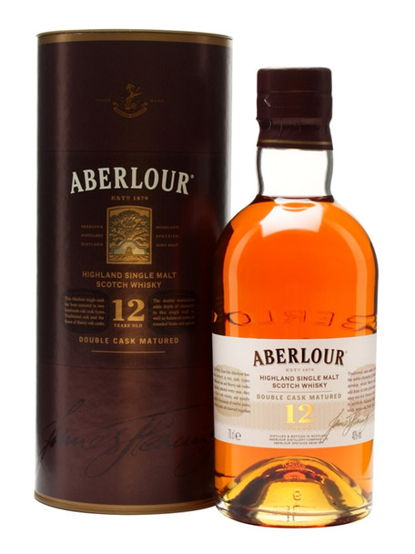 Bottle of Aberlour 12 Year Old single malt Scotch whisky, 700ml