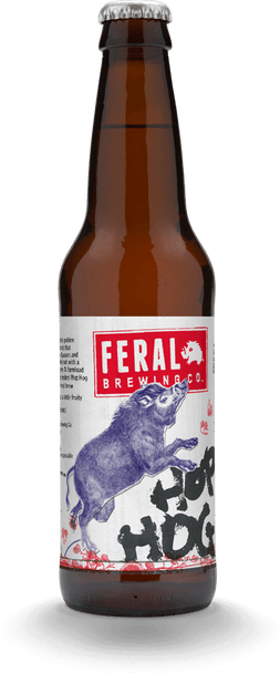 Feral Hop Hog 4 Pack of 330ml beer cans, an Australian craft IPA by Feral Brewing Co