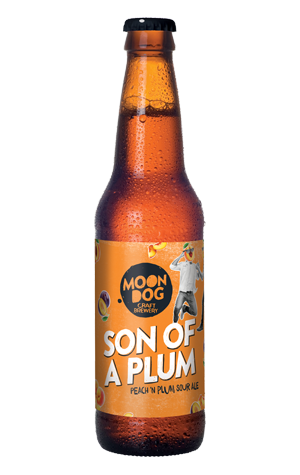 Moon Dog Son of a Plum Sour Ale 4 pack, 330ml cans, peach and plum flavored sour ale from Australia
