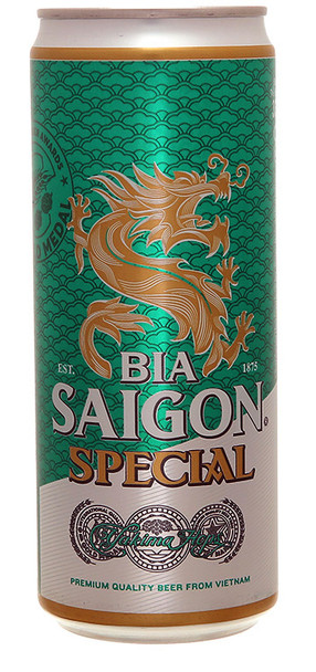 Case of Saigon Special Green Cans, 330ml lager cans from Vietnam
