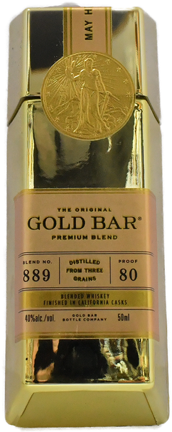Gold Bar Premium Blended Whiskey Mini 50ml