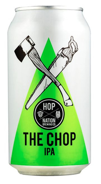 Hop Nation The Chop American IPA 4 pack, 375ml cans brewed in Melbourne, Australia