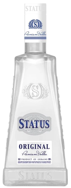 Bottle of Status Original Vodka 700ml, Ukrainian vodka with honey and ginseng aromas