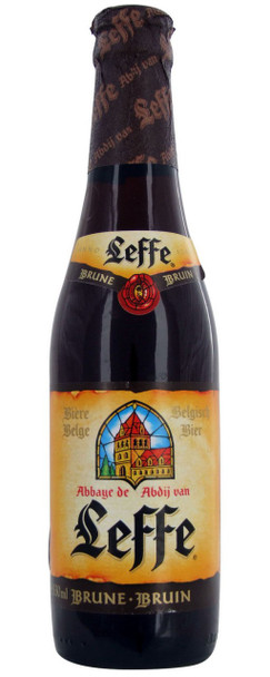 Case of 24 Leffe Brune 330ml Belgian abbey dark beer bottles