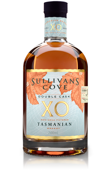 Bottle of Sullivans Cove Double Cask Brandy XO 700ml, Tasmanian brandy aged in oak casks