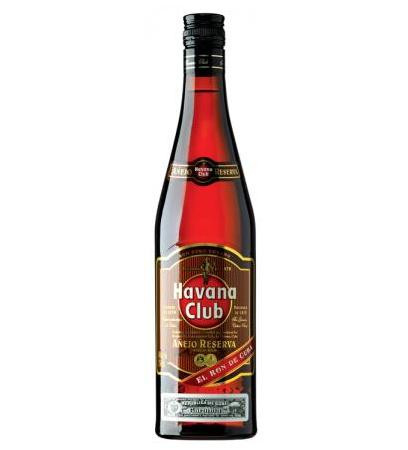Bottle of Havana Club Añejo Reserva Cuban rum, 700ml